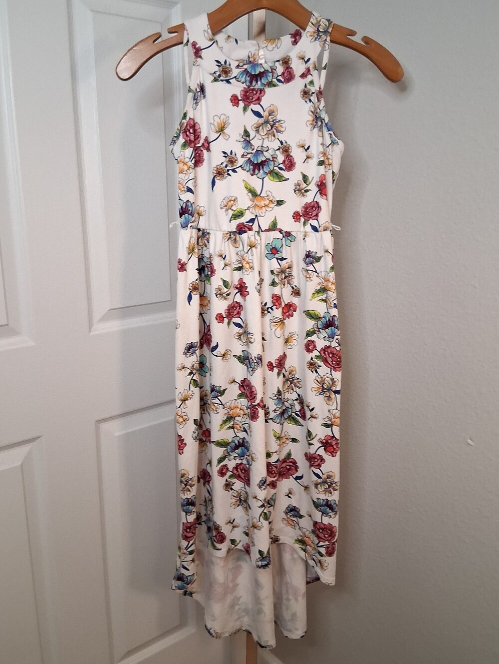 Paper Doll Girls Floral High Low Dress Size 10